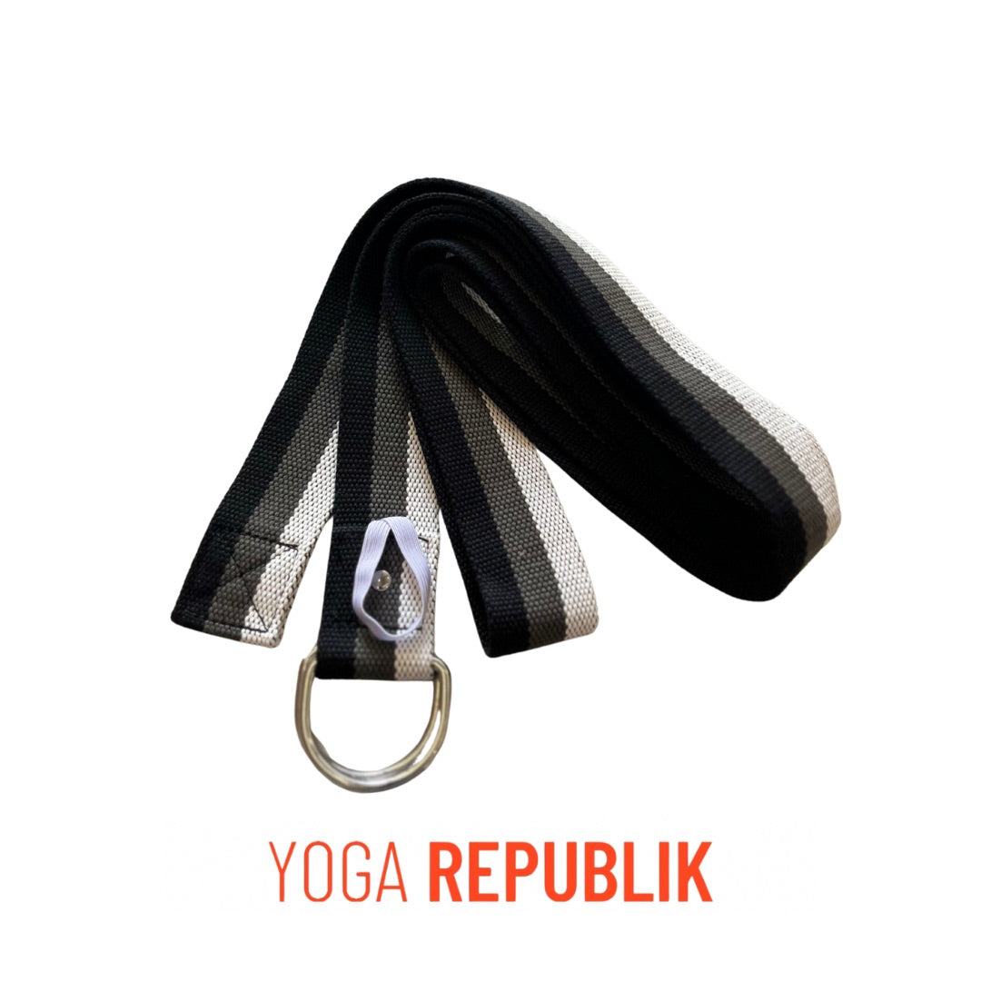 YR Yoga Strap - Black Gradient