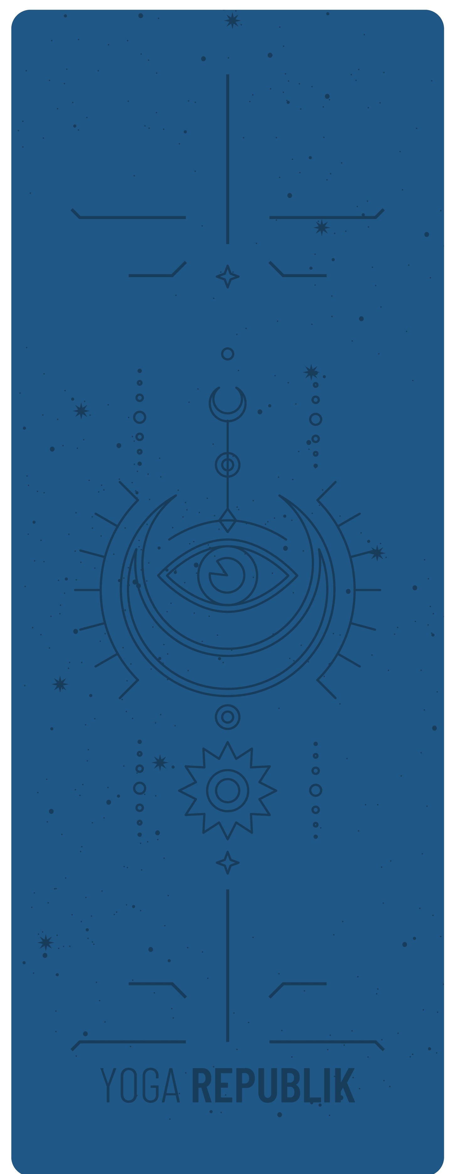 YR Travel Mat 5 mm PU Rubber - Celestial