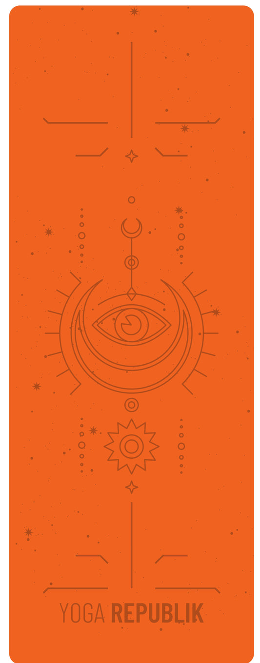 YR Travel Mat 5 mm PU Rubber - Celestial