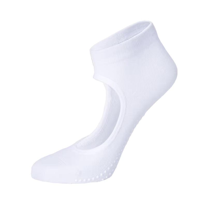 YR Plain Round Pilates Ankle Sock