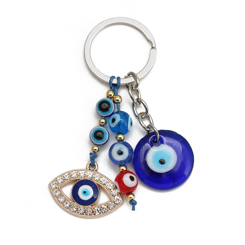 See No Evil Turkish Evil Eye Keychains by Yoga Republik