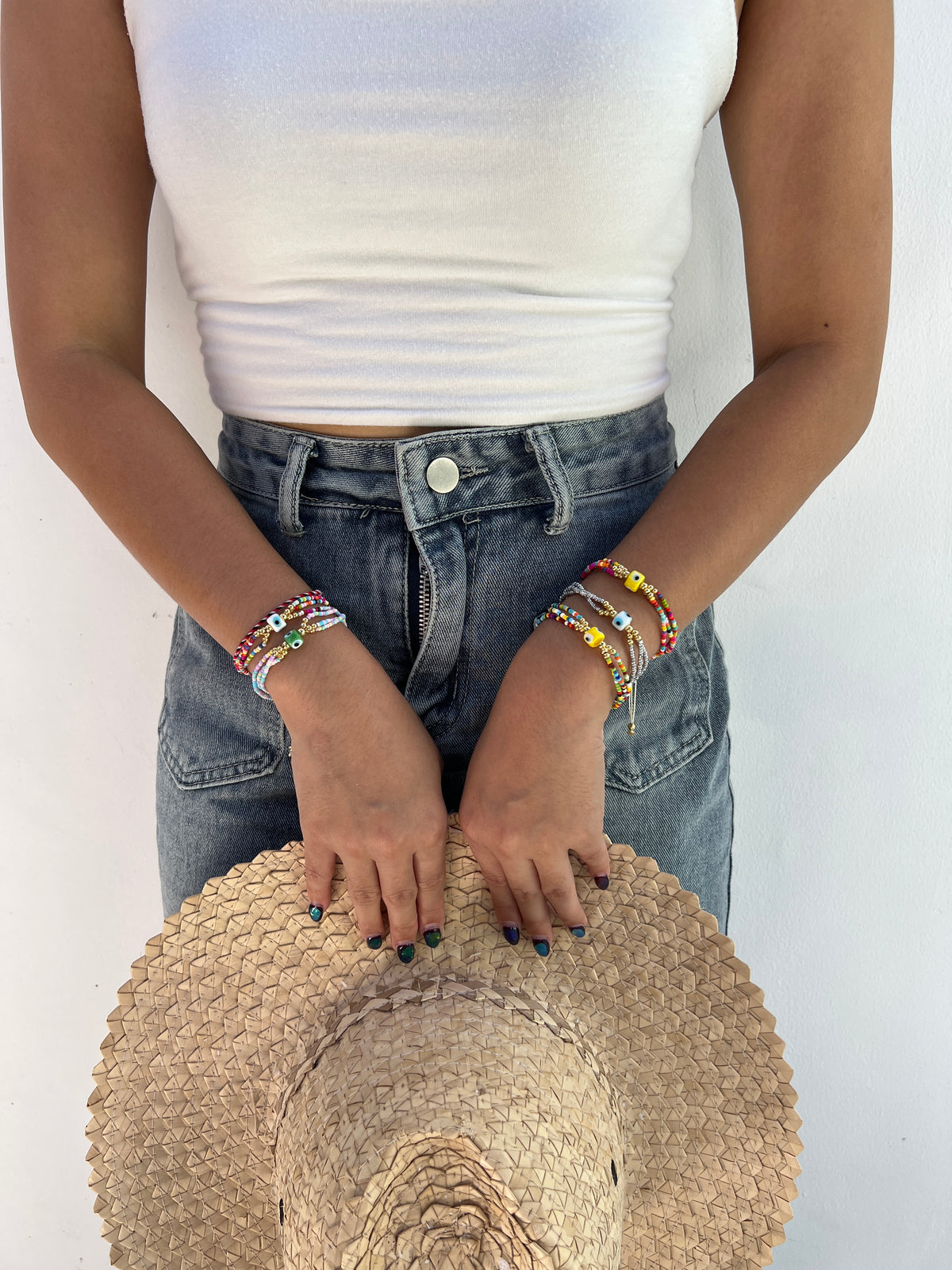 See No Evil Seed Beads Boho Style Bracelets by Yoga Republik