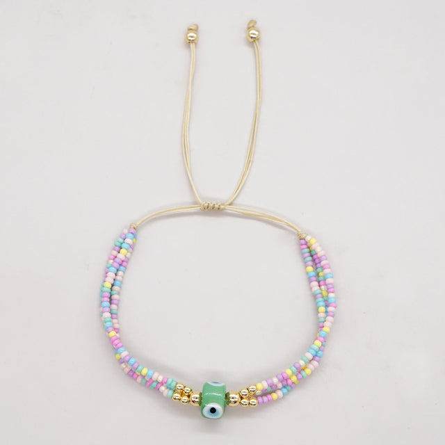 See No Evil Seed Beads Boho Style Bracelets by Yoga Republik