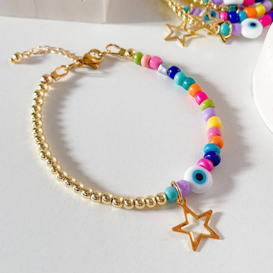 See No Evil Star Charm Bohemian Style Bracelets by Yoga Republik