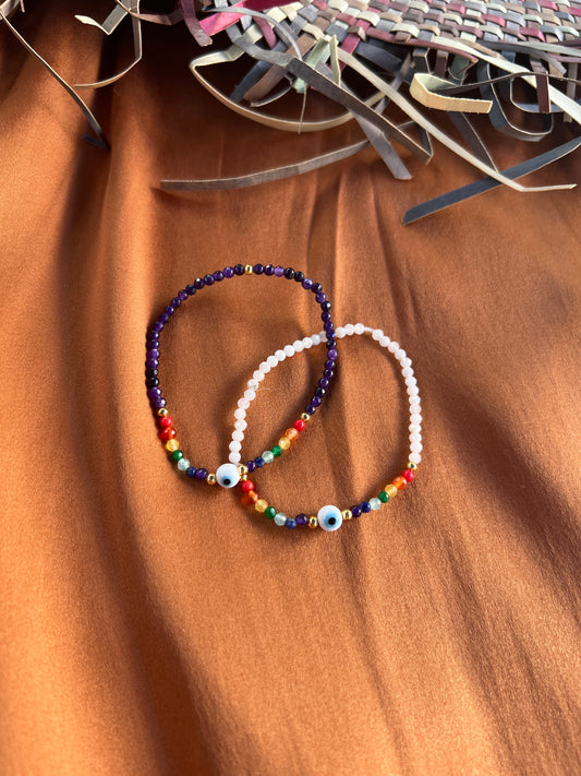 See No Evil 7 Chakras Bracelets | Gelang Batu Permata Chakra