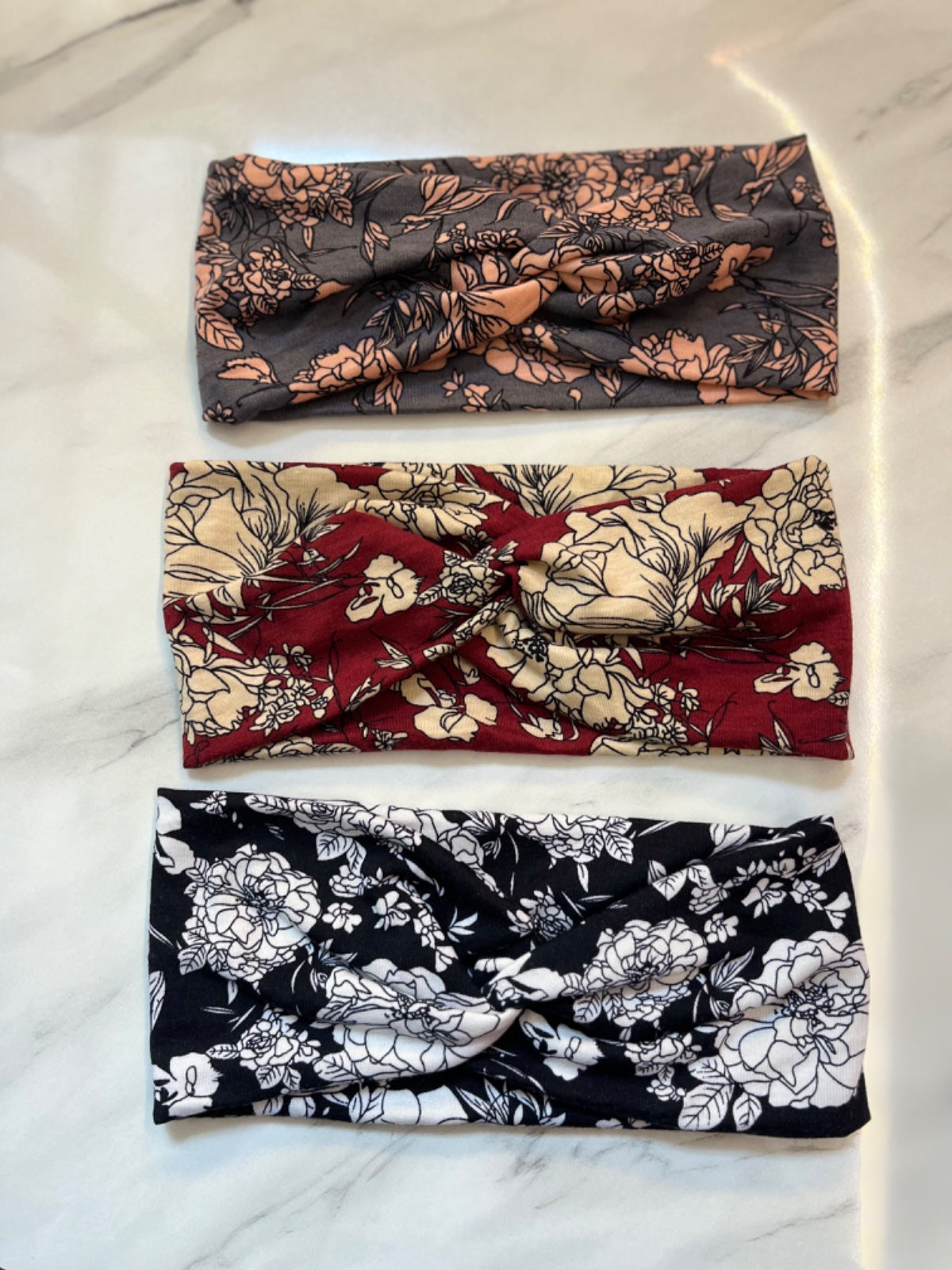 Flowers Print Headbands