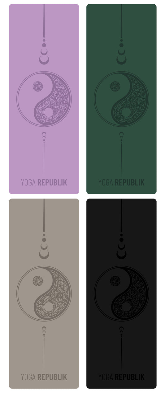 YR Mat 5mm PU Rubber - Yin Yang