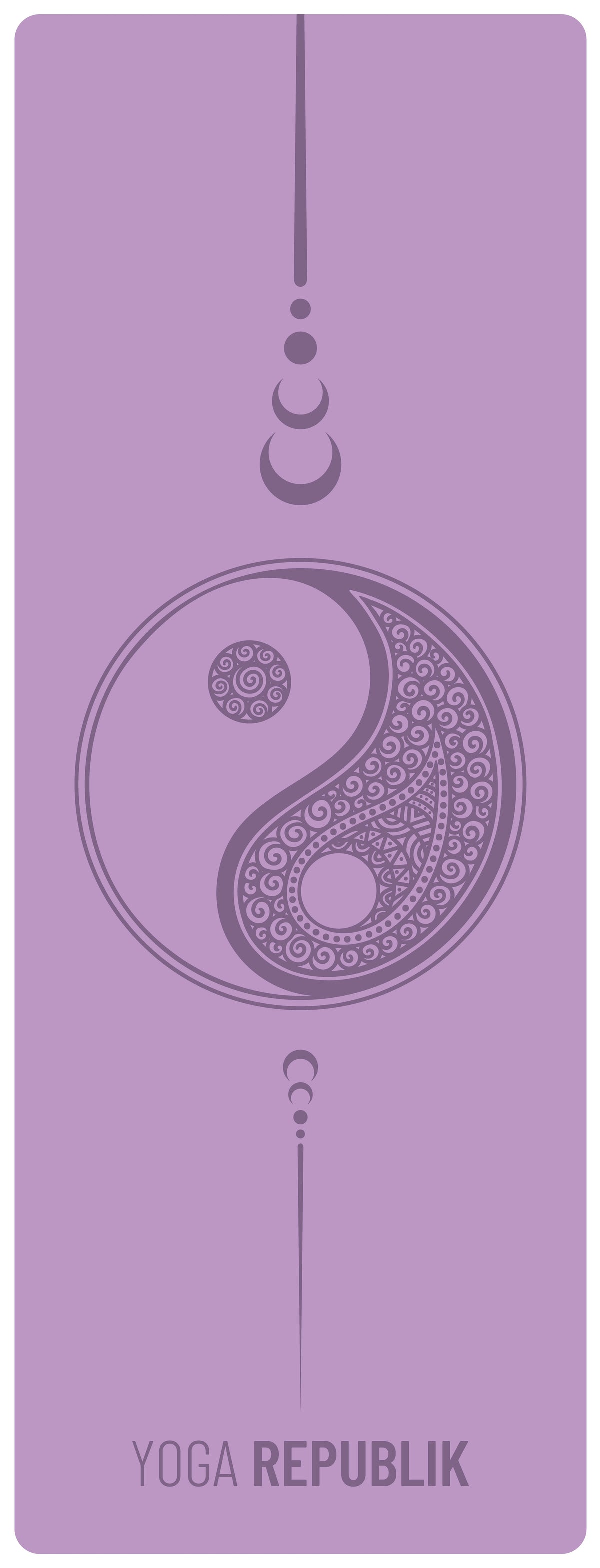 YR Mat 5mm PU Rubber - Yin Yang