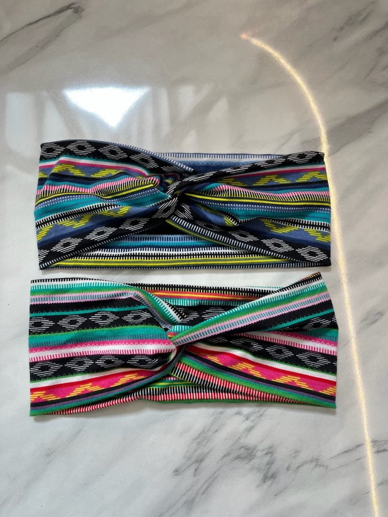 Colorful Print Headbands