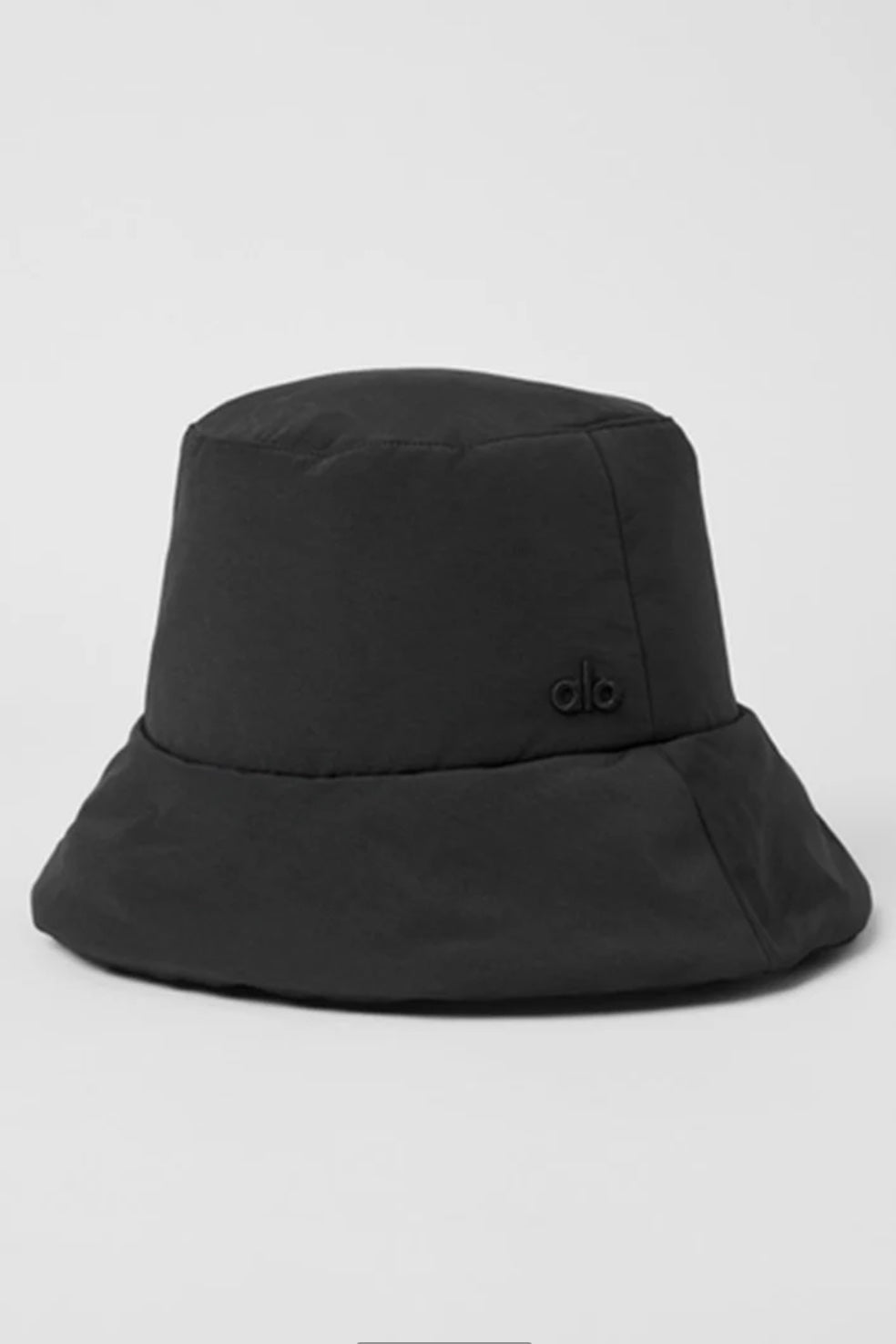 Alo Yoga S/M Good Shade Puffer Bucket Hat - Black