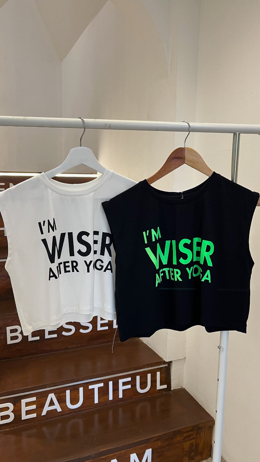 Dancing Warrior I'm Wiser Crop Top