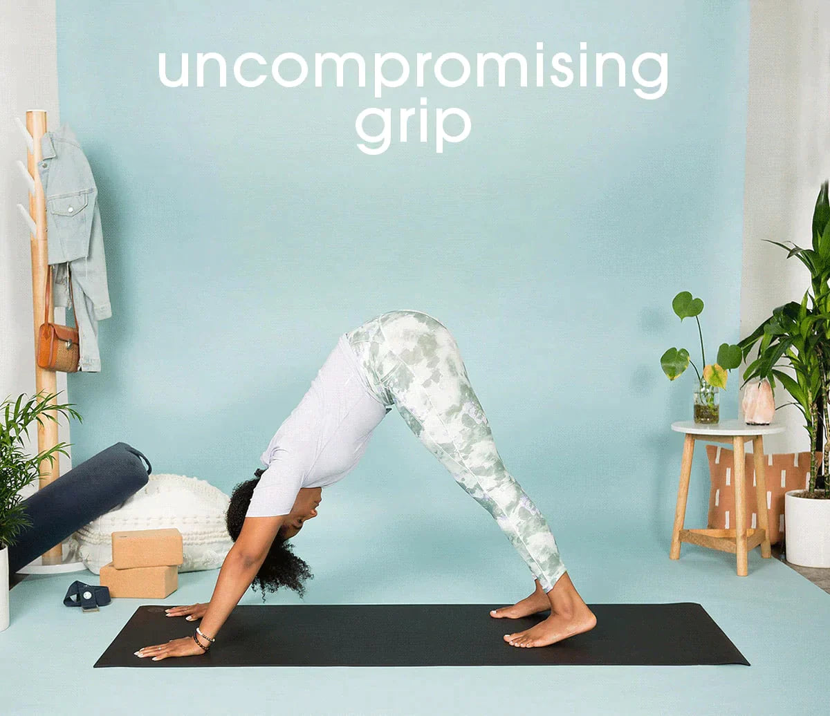 Manduka GRP® Adaptasi Matras Yoga 71" 5mm - Hitam