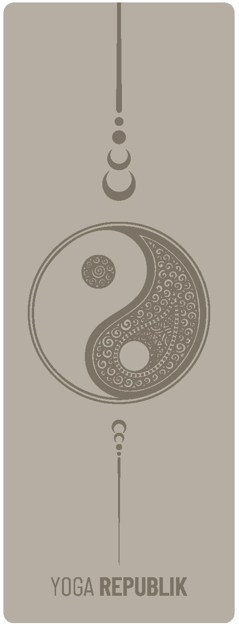 YR Mat 5mm PU Rubber - Yin Yang