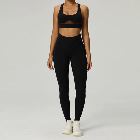 YR Alo Mesh Yoga Set