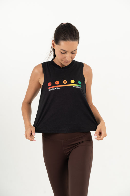 YR Before After Yoga Crop Top