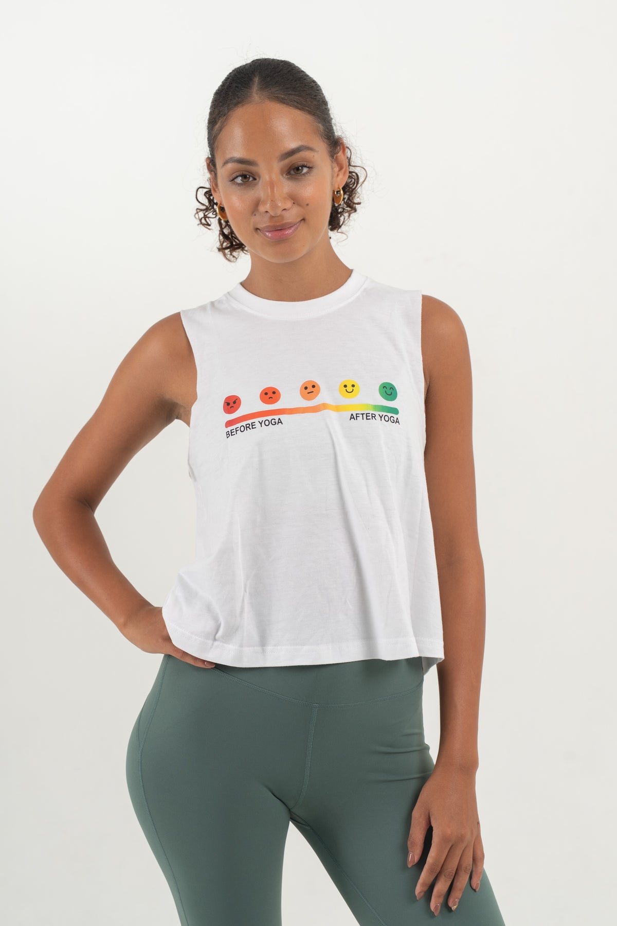 YR Before After Yoga Crop Top