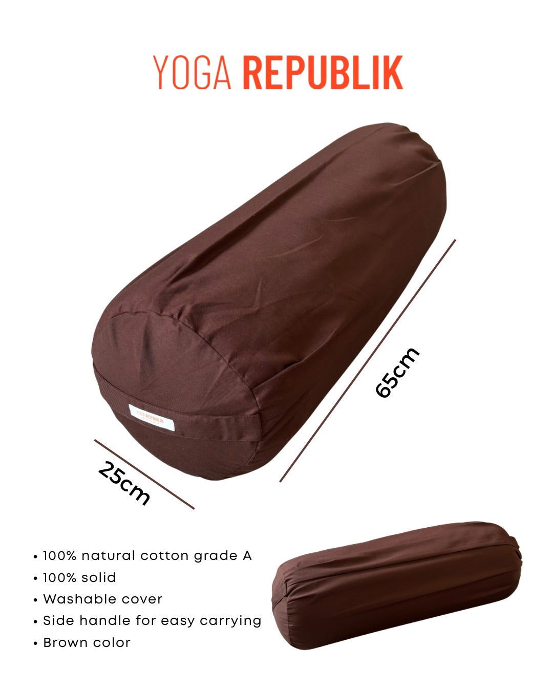 Guling Bulat Manduka Enlight™ - Tengah Malam