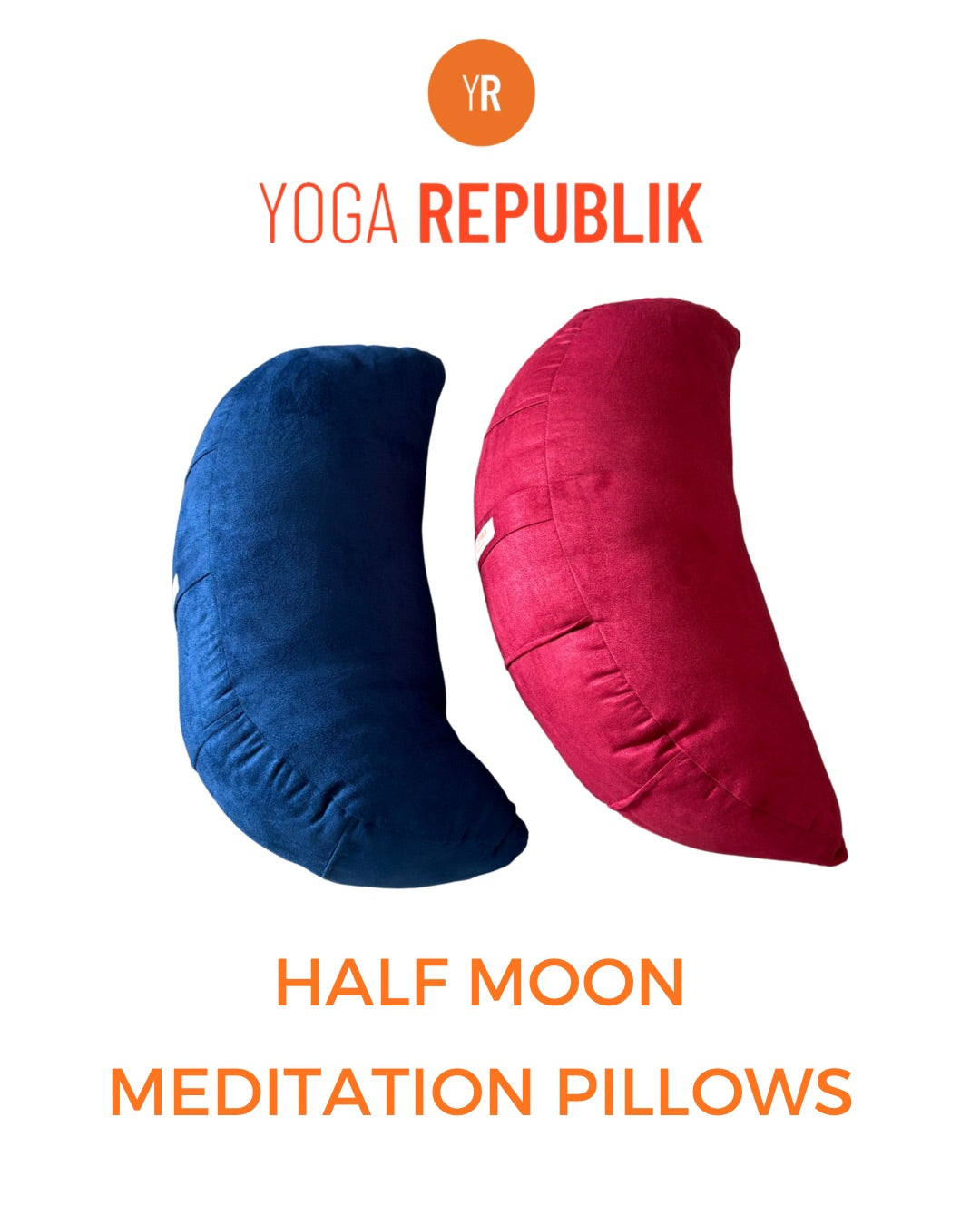 YR Half Moon Meditation Pillow