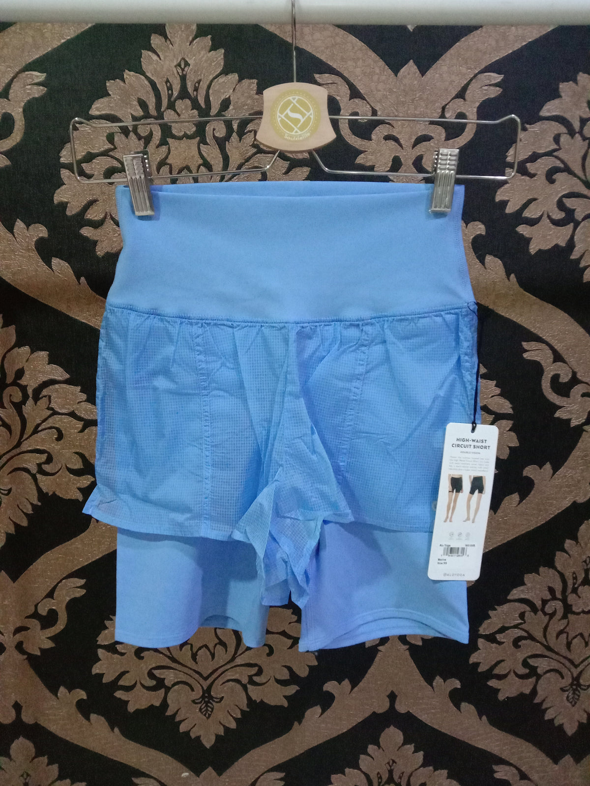 Alo Yoga Sirkuit Pendek Pinggang Tinggi KECIL - Marina