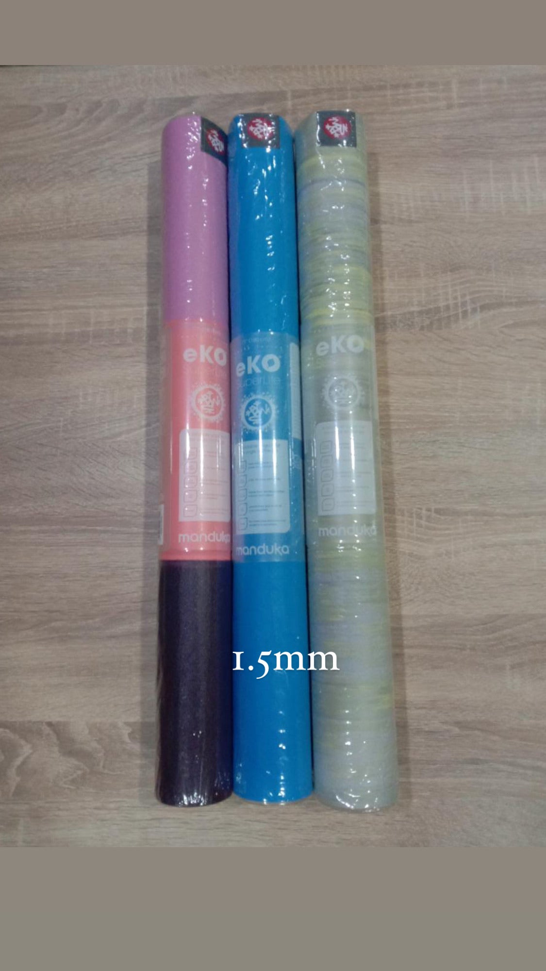 Manduka Eko® Superlite 71'' Travel Yoga Mat 1.5mm - Limelight Marbled