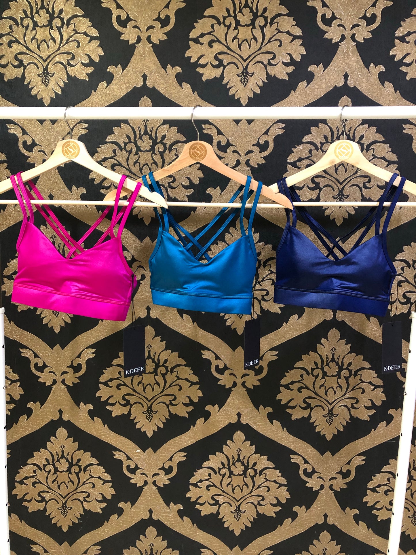 Bra Criss Cross Poles K-Deer XS - Raspberry