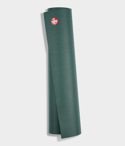 Manduka Pro 71" Yoga Mat 6mm - Sage Hitam (Hijau)