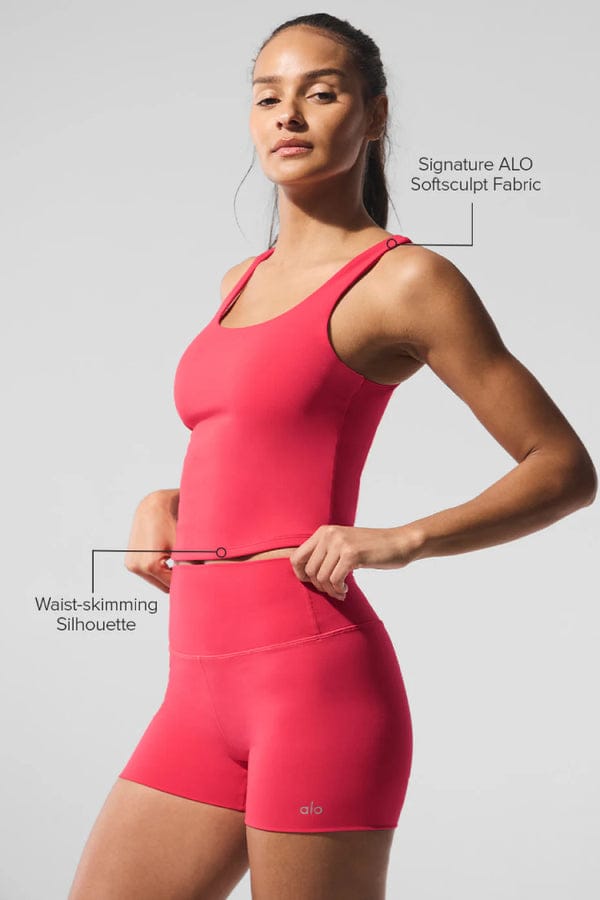 Alo Yoga XS Alo Softsculpt Tank - Candy Red
