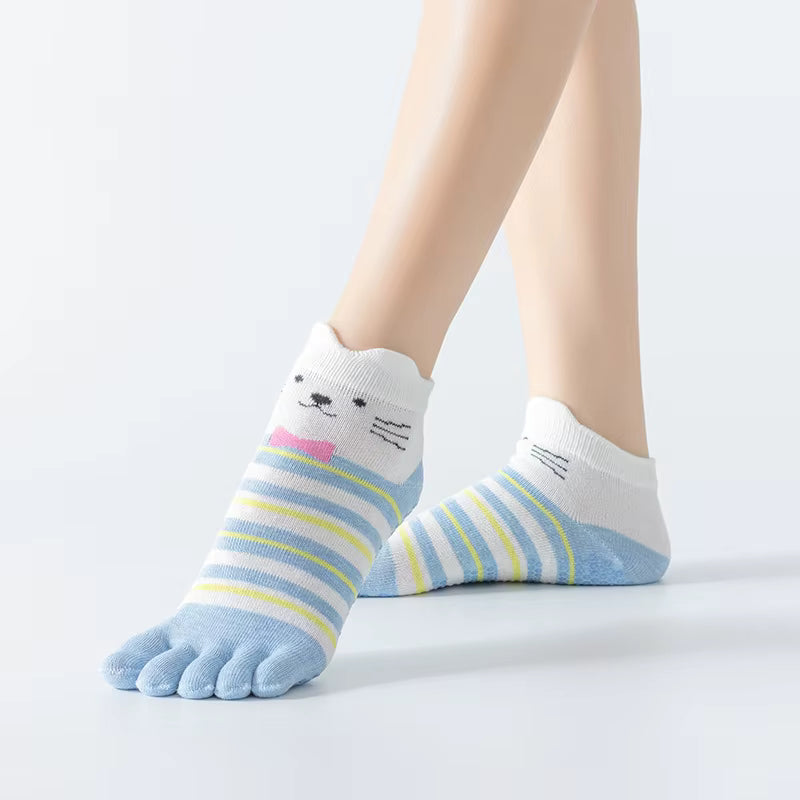 YR Cat Pilates Ankle Sock