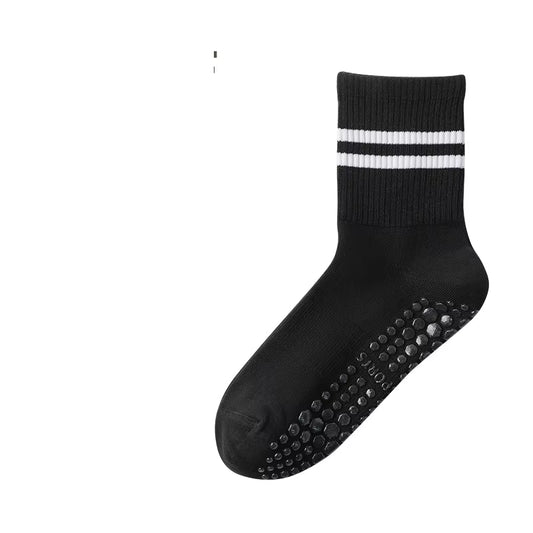 YR 2 Stripes Pilates Crew Sock