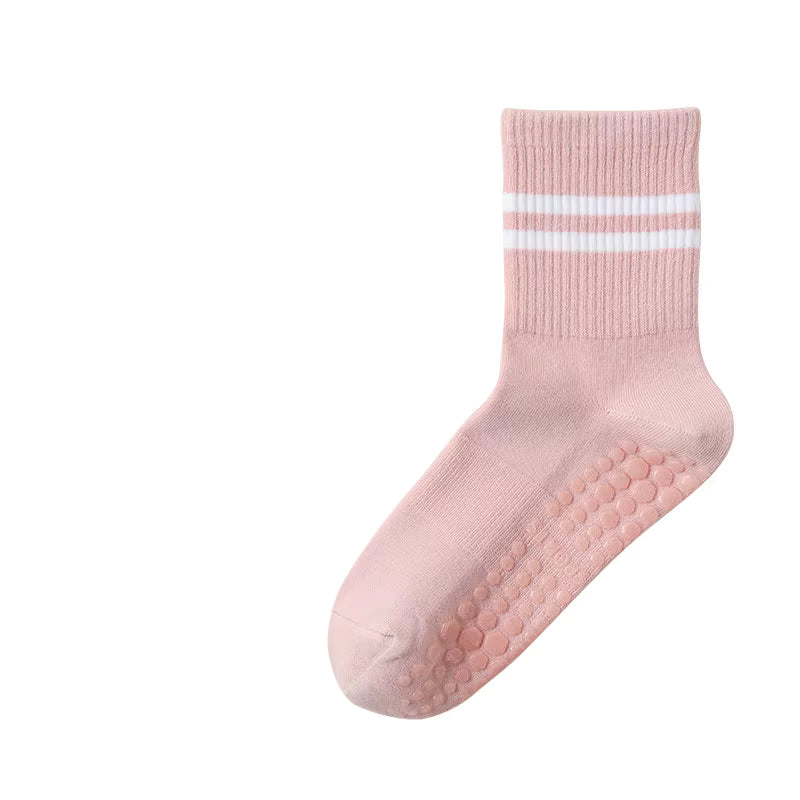 YR 2 Stripes Pilates Crew Sock