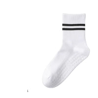 YR 2 Stripes Pilates Crew Sock