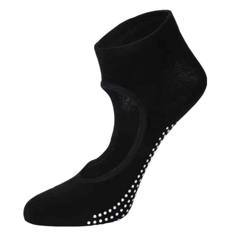 YR Plain Round Pilates Ankle Sock