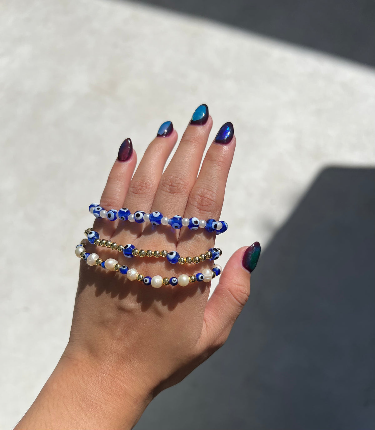 See No Evil Bracelets with Beads by Yoga Republik