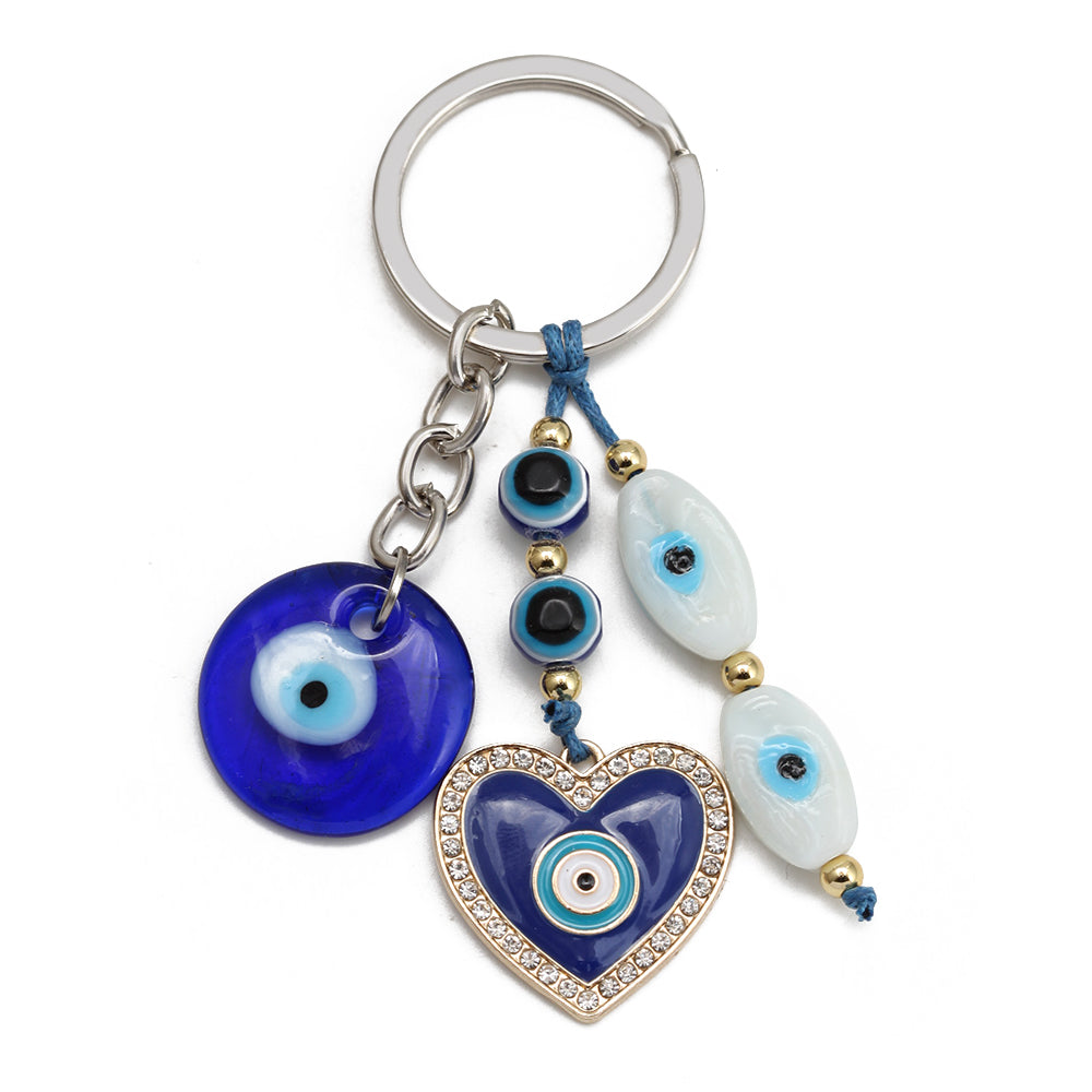 See No Evil Turkish Evil Eye Keychains by Yoga Republik