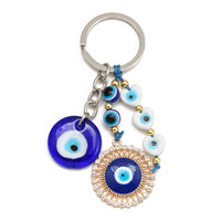 See No Evil Turkish Evil Eye Keychains by Yoga Republik