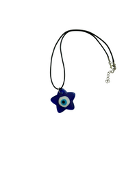 See No Evil Turkish Evil Eye Glass Pendant Necklaces by Yoga Republik