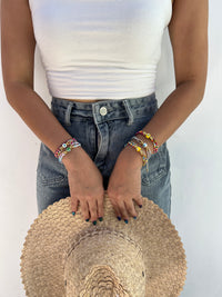 See No Evil Seed Beads Boho Style Bracelets by Yoga Republik