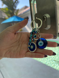 See No Evil Turkish Evil Eye Keychains by Yoga Republik