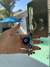 See No Evil Turkish Evil Eye Keychains by Yoga Republik