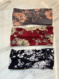 Flowers Print Headbands