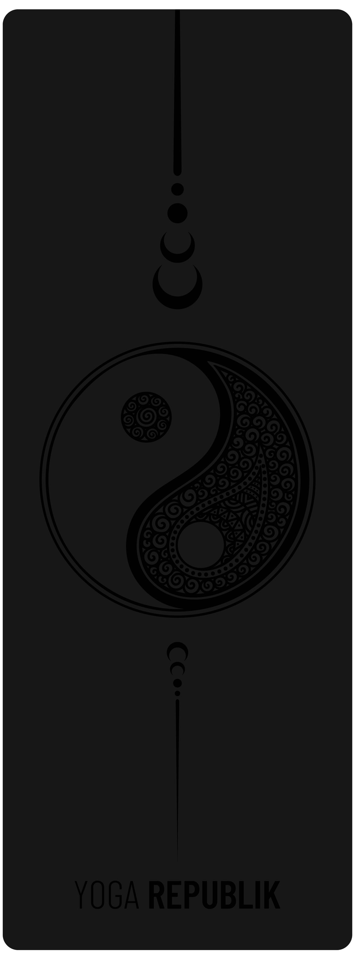YR Mat 5mm PU Rubber - Yin Yang
