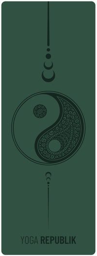 YR Travel Mat 1.5mm PU Rubber - Yin Yang