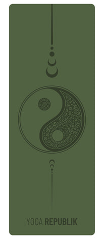 YR Travel Mat 1.5mm PU Rubber - Yin Yang