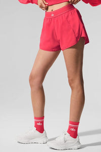 Alo Yoga XS Match Point Short - Candy Red