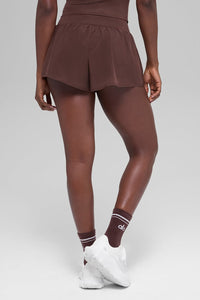 Alo Yoga XS Victory Running Short - Brownstone