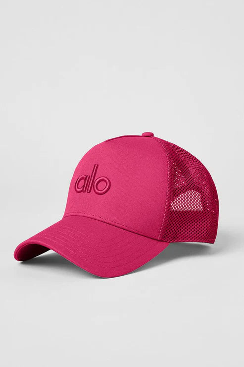 Topi Pengemudi Truk Distrik Alo Yoga - Permen Pink