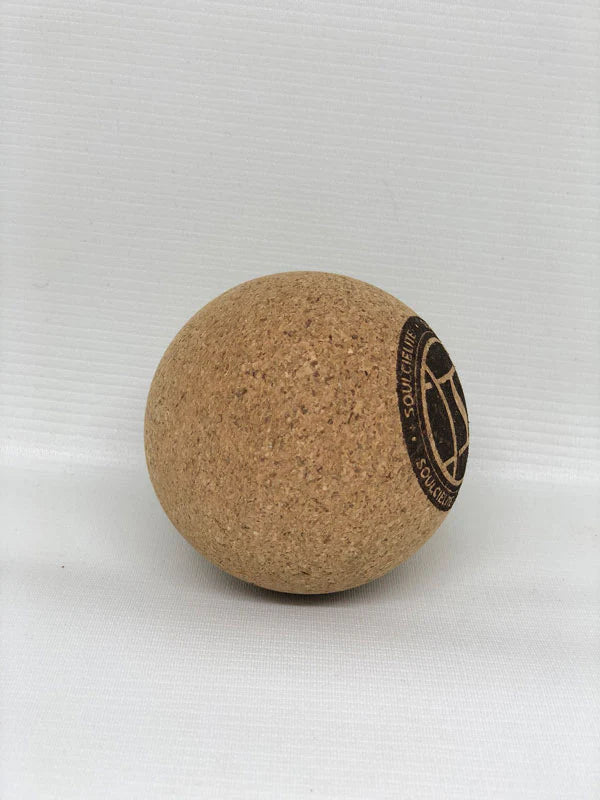 Soulcielite Cork Massage Ball Pair - 80 & 100 mm