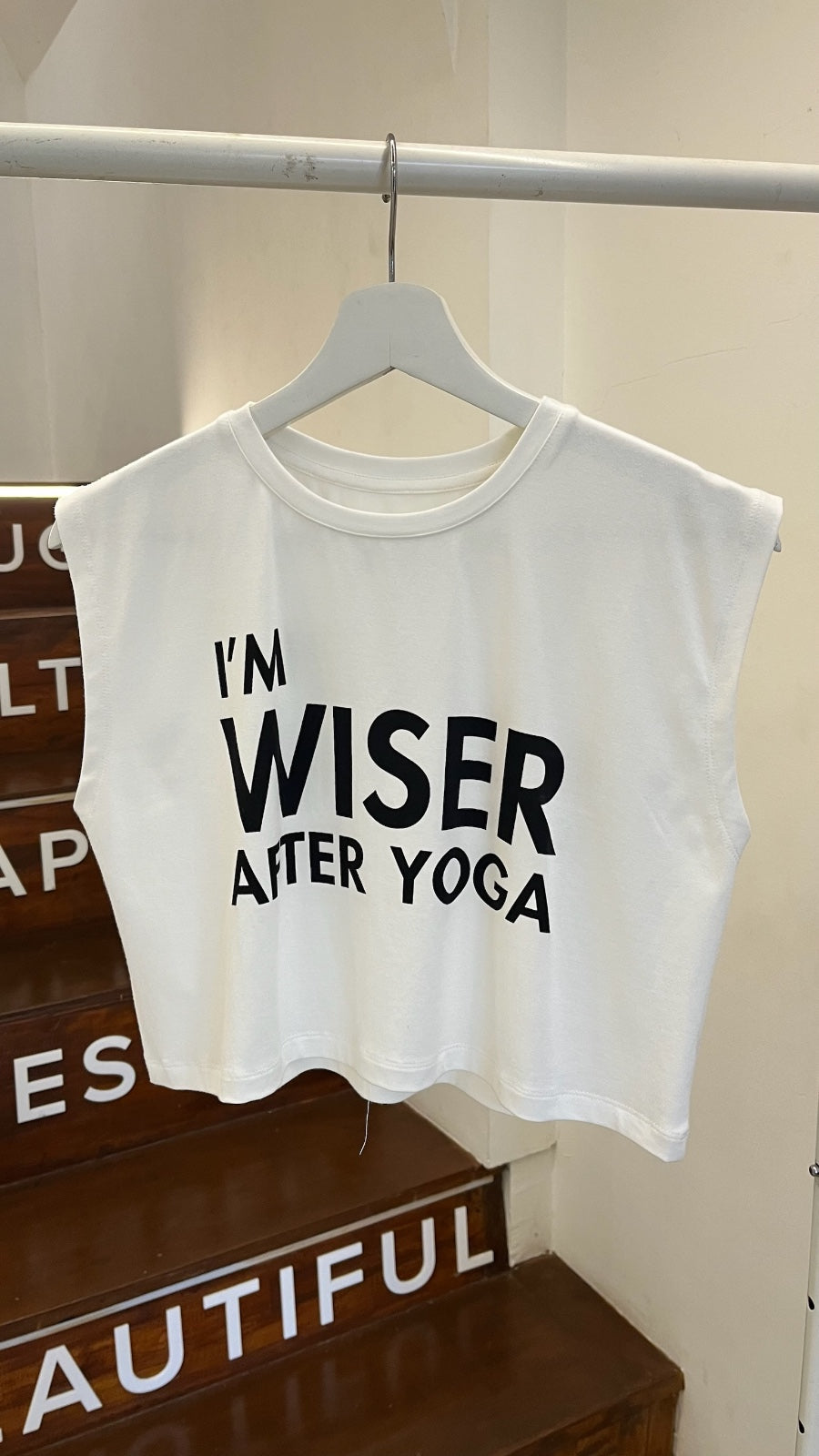 Dancing Warrior I'm Wiser Crop Top