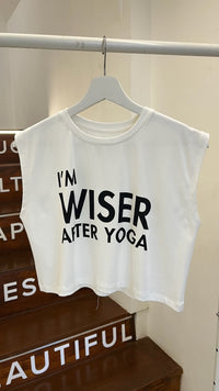 Dancing Warrior I'm Wiser Crop Top