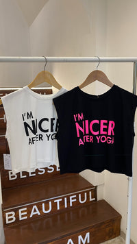 Dancing Warrior I'm Nicer Crop Top